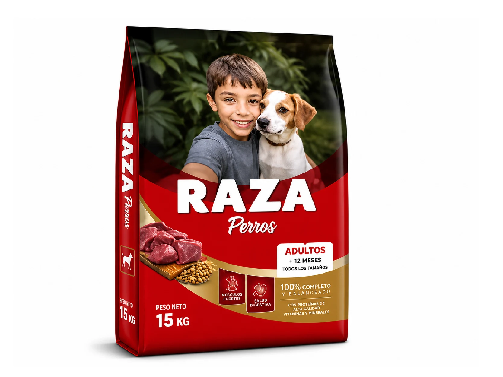 RAZA Carne Raza Pequeña 15kg.