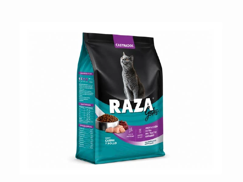 RAZA Castrados Carne y Pollo 1kg.