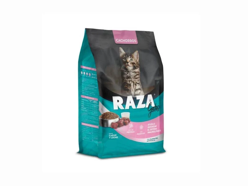 RAZA Cachorros Carne y Leche 1kg.