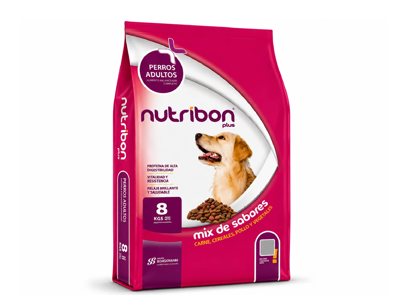 NUTRIBON PLUS Adulto Med. y Grand. 8kg.