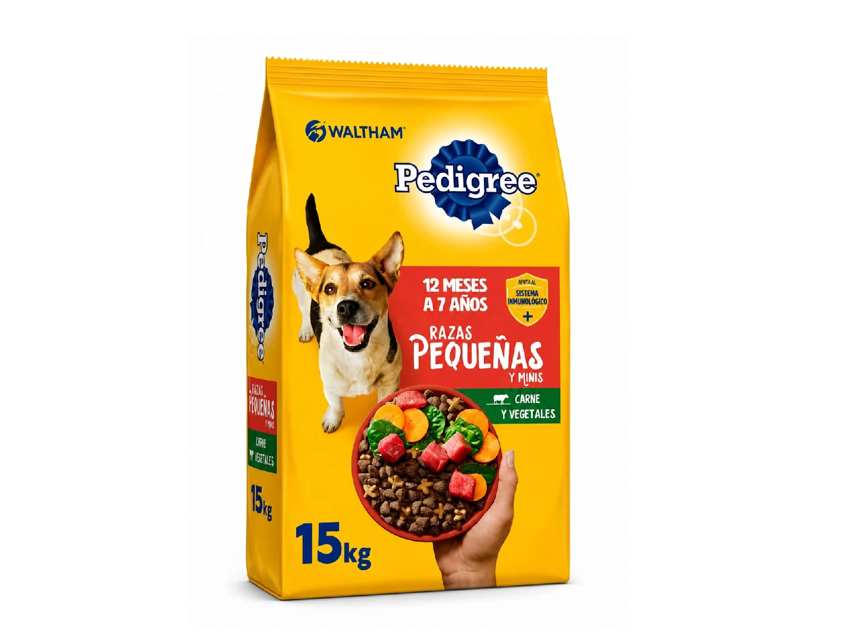 PEDIGREE Raza Pequeña carne y Vegetal 15kg.
