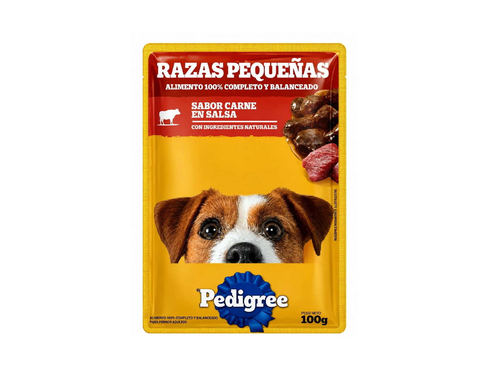 PEDIGREE Pouch Raza Pequeña Pollo 100gr.