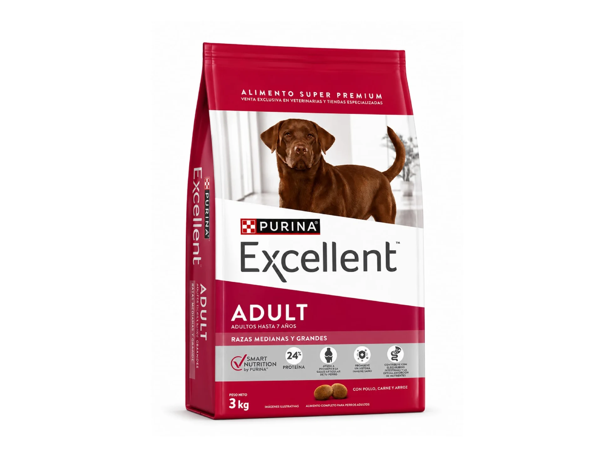 EXCELLENT Adulto Raza Mediana y Grande 3kg.