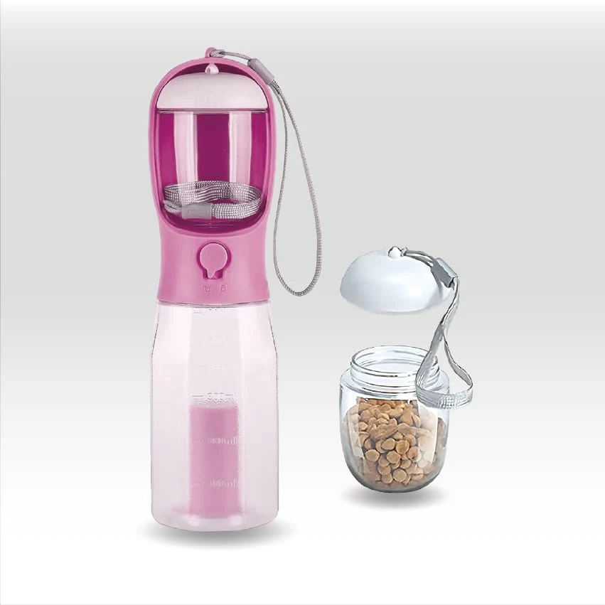 Botella Dispensadora de Agua y Comida