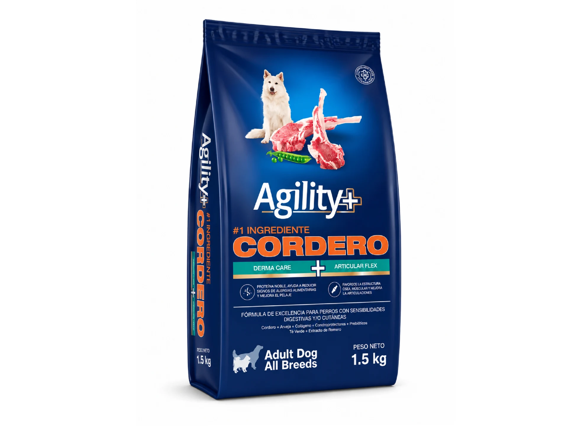AGILITY Adulto All Breeds Cordero y Arroz 1,5kg.