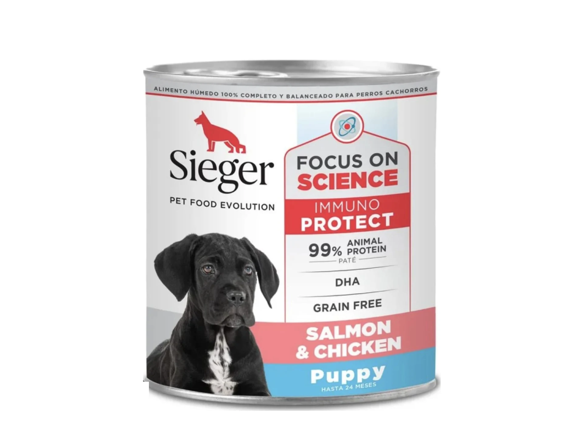 SIEGER Humedo Puppy Salmón Y Pollo 340gr.