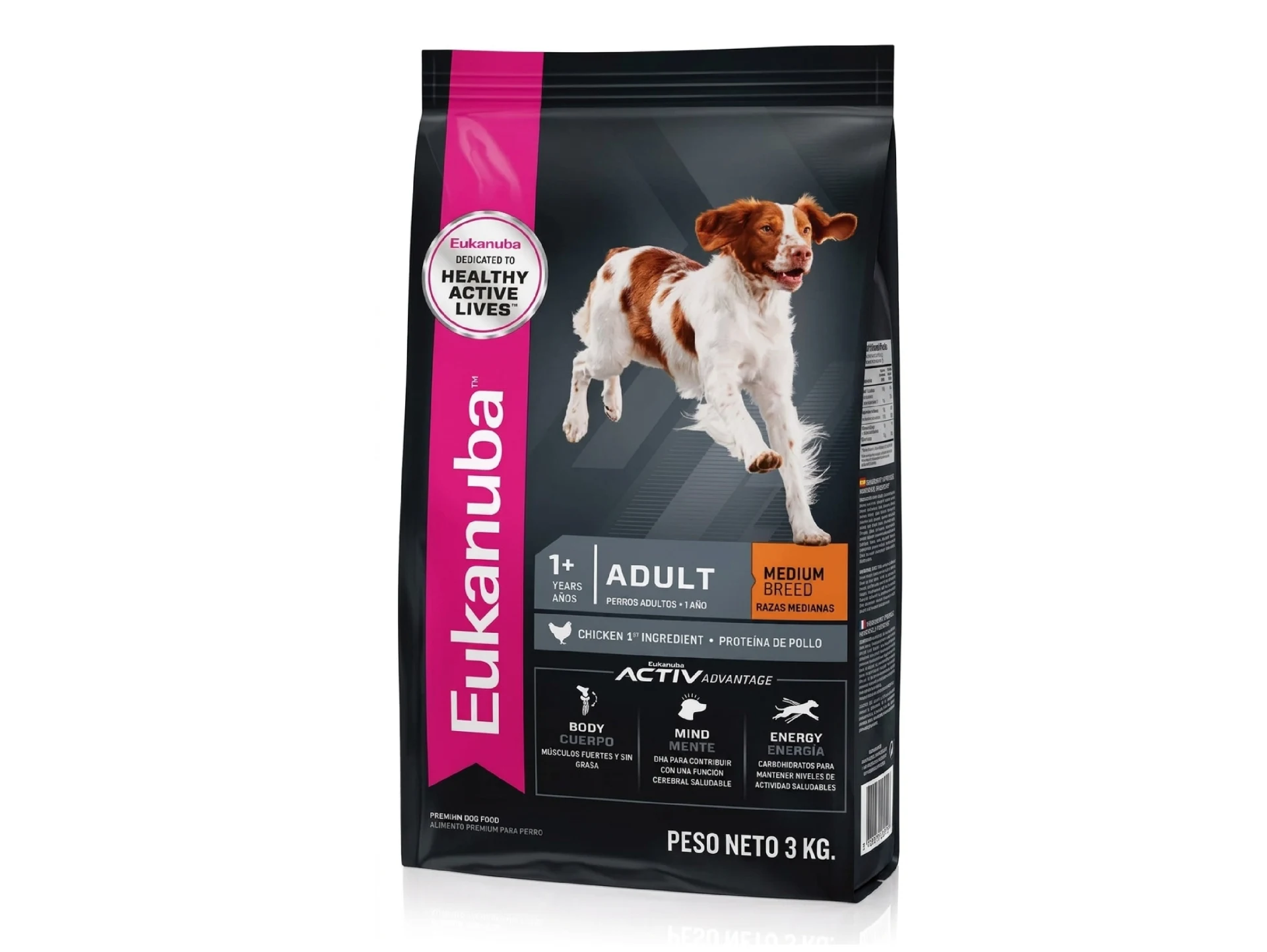 EUKANUBA Adulto Medium Breed 3kg.