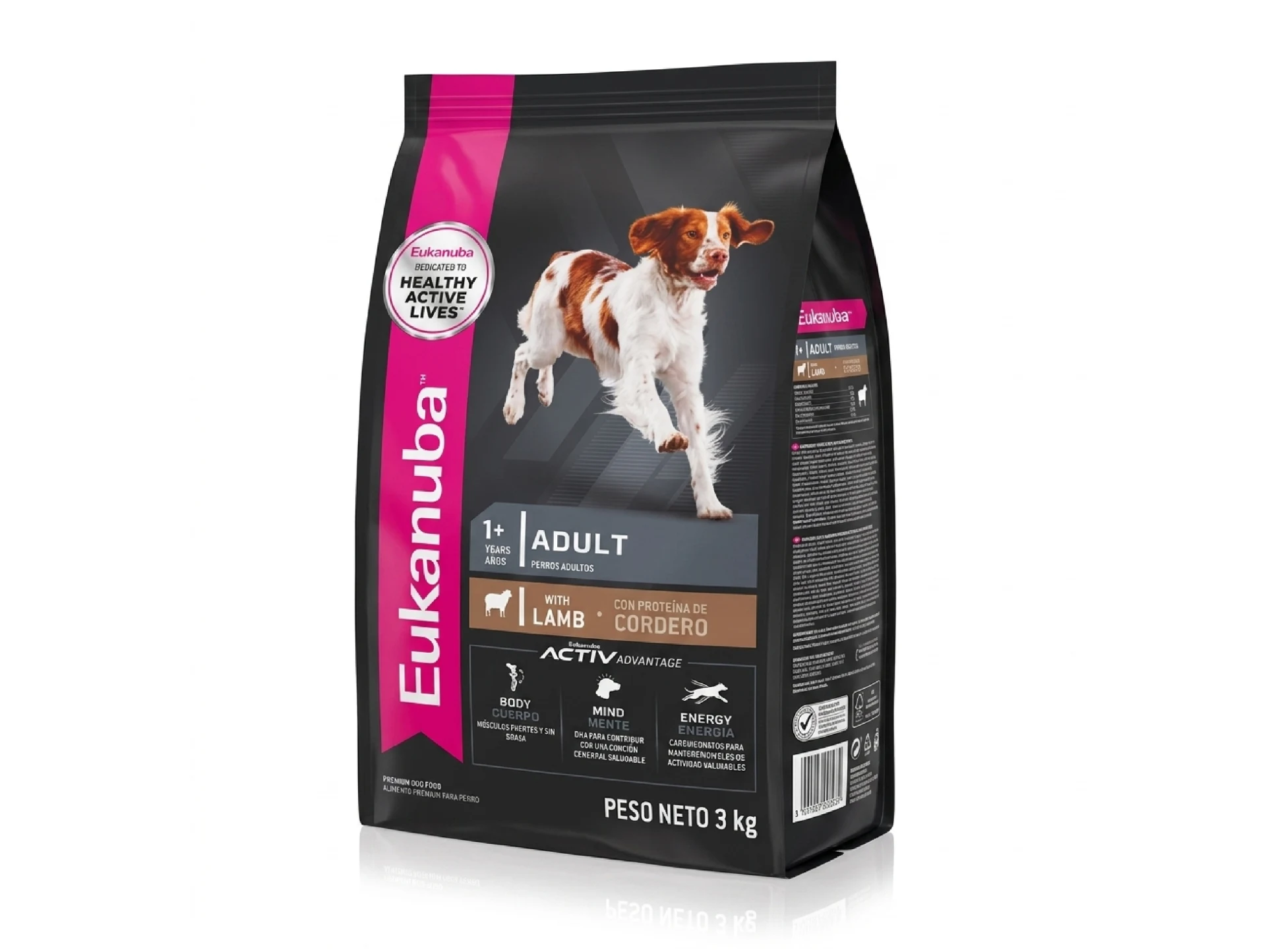 EUKANUBA Adulto Lamb Cordero 3kg.