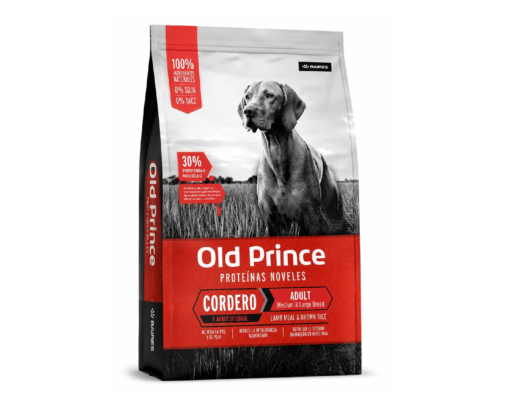OLD PRINCE Cordero Adulto Med./Grande 15kg.