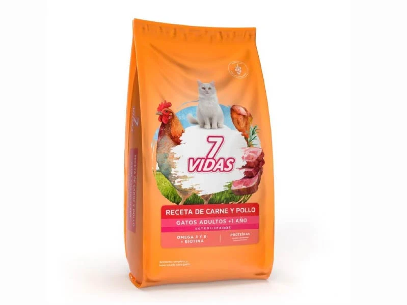7 VIDAS Castrados Carne y Pollo 1.5kg