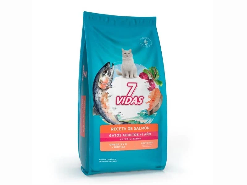 7 VIDAS Castrados Salmón 1.5kg