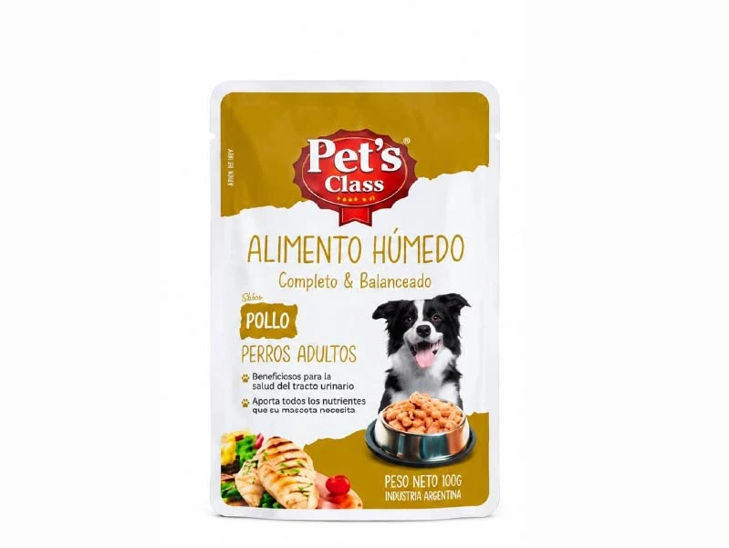 PET´S CLASS Húmedo Adulto Pollo 100gr.