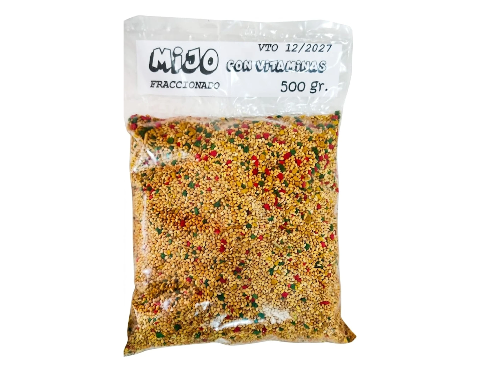Mijo con Vitaminas Fraccionado 500gr.