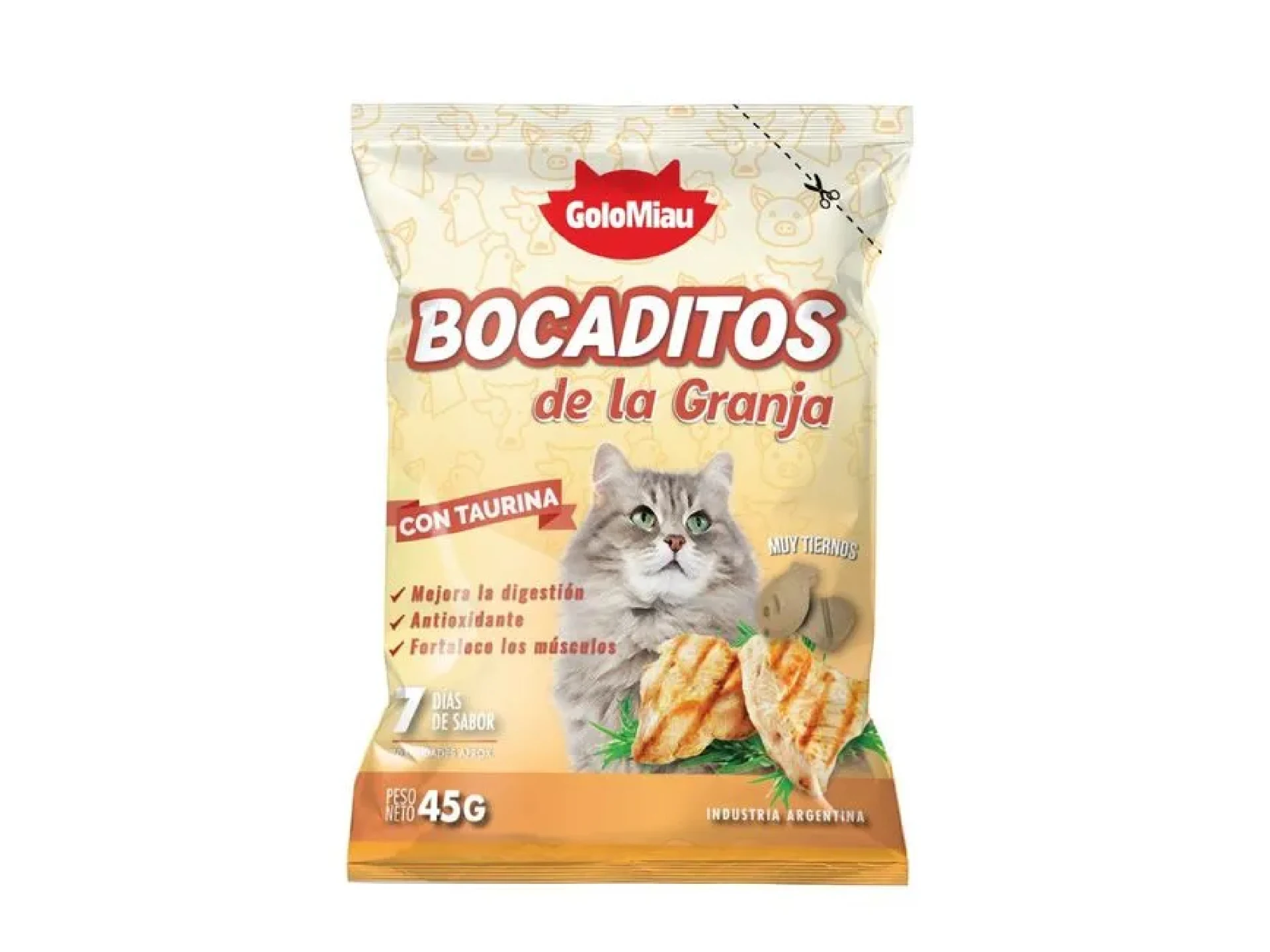 GOLOMIAU Bocaditos de la Granja 45gr.