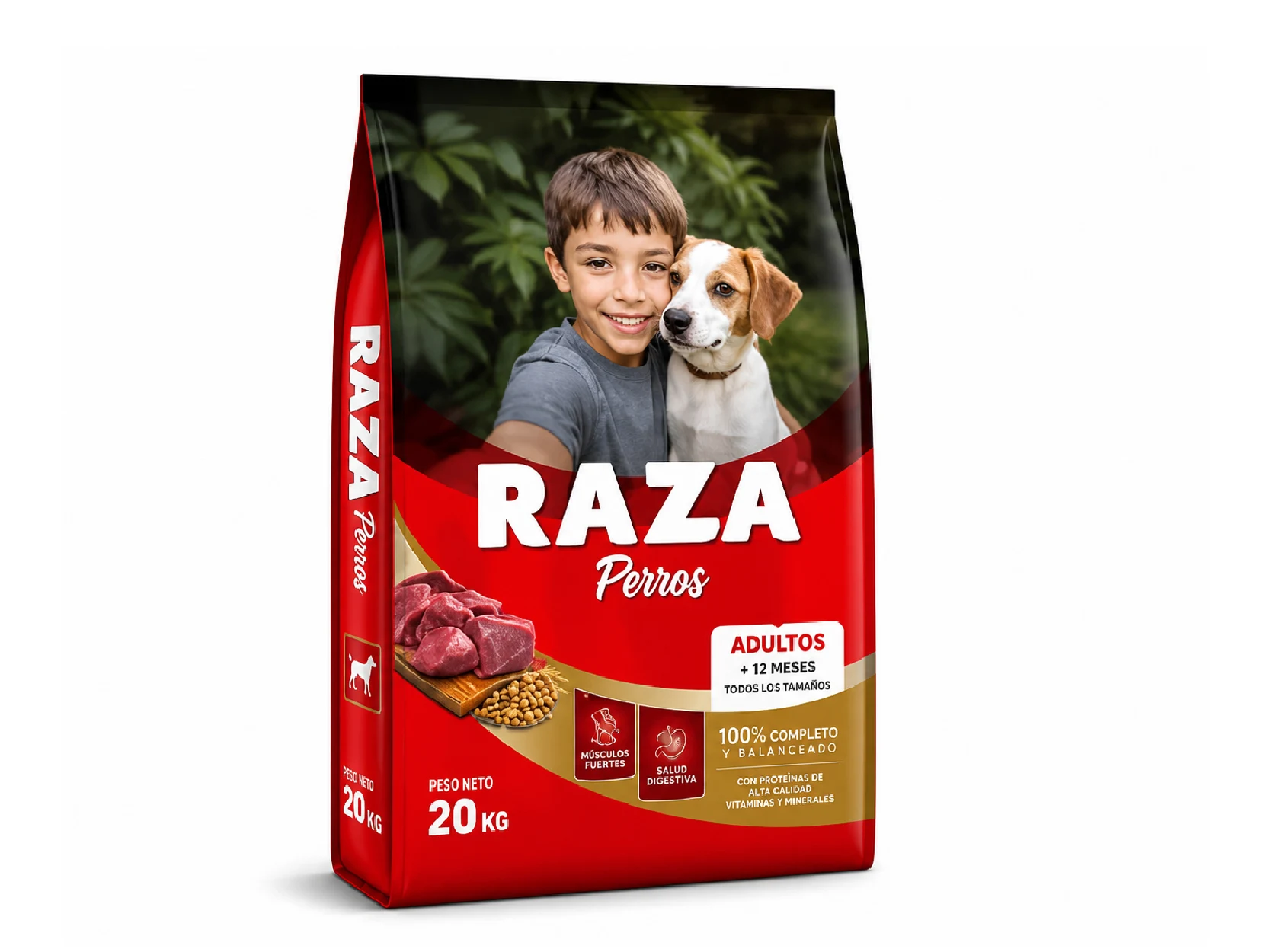 RAZA Carne Raza Pequeña 20kg.