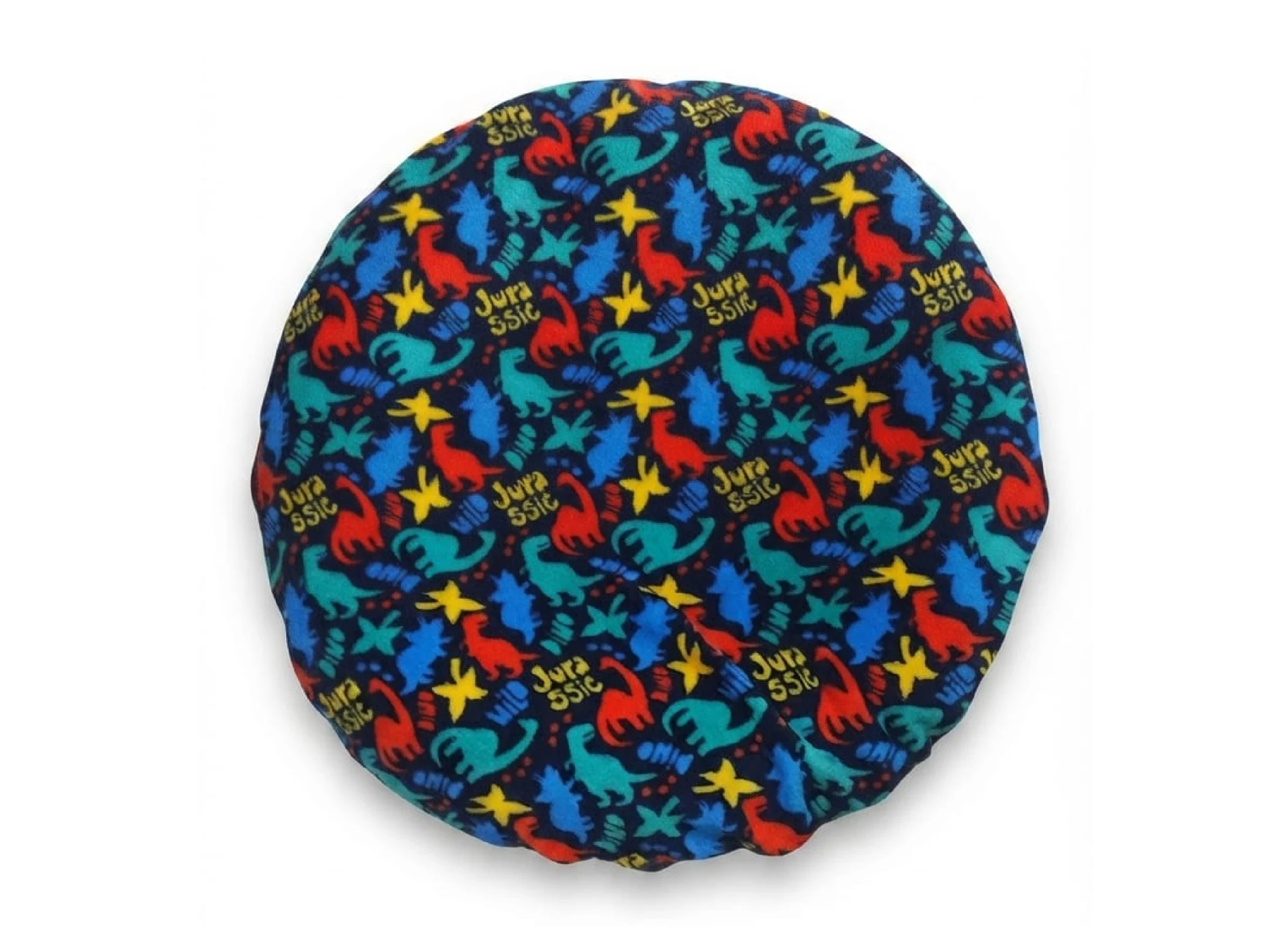 Cama Circular Con Funda Dinosaurios 60 cm.