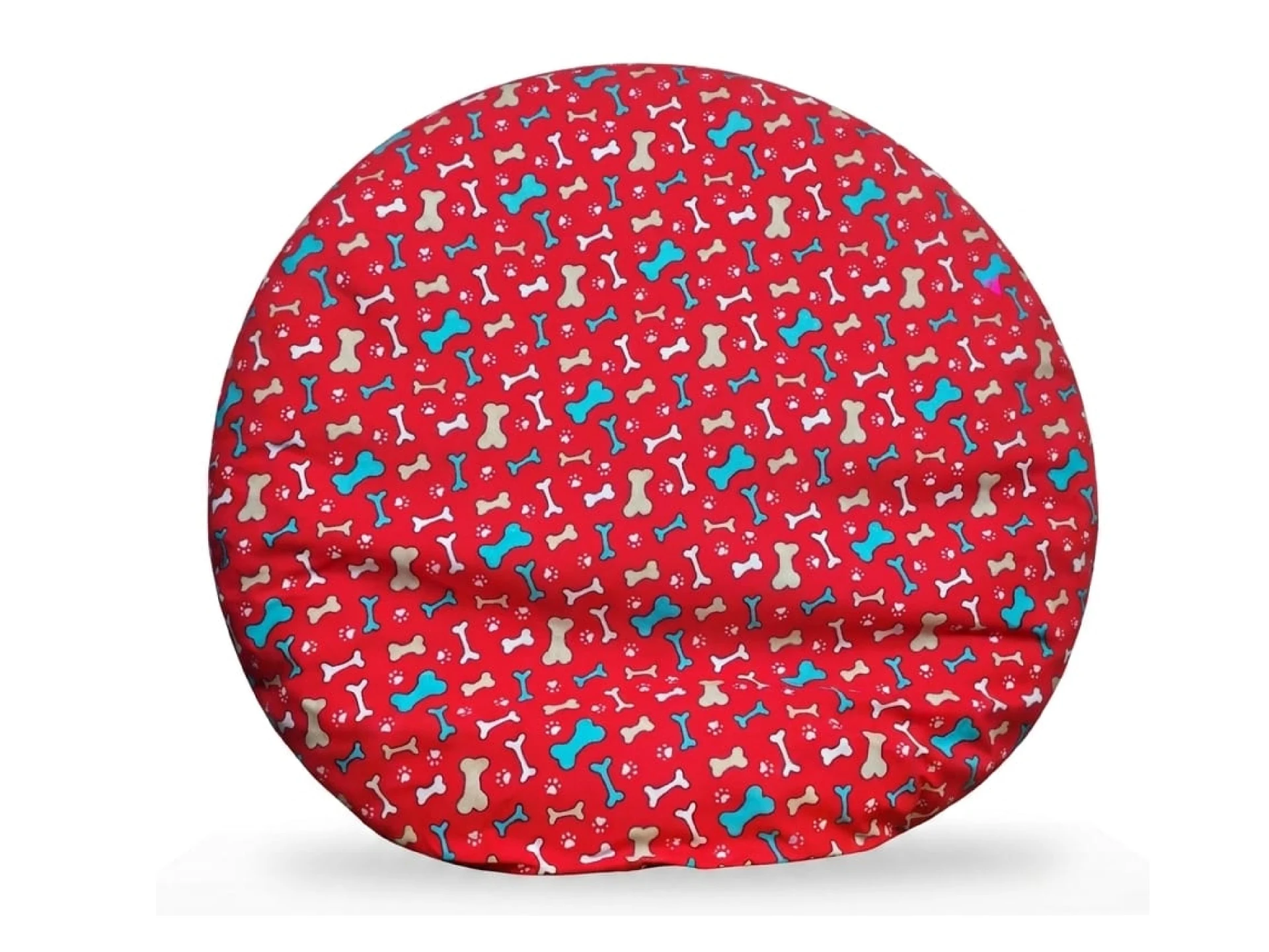 Cama Circular Anti-Desgarro Estampa 80 cm.