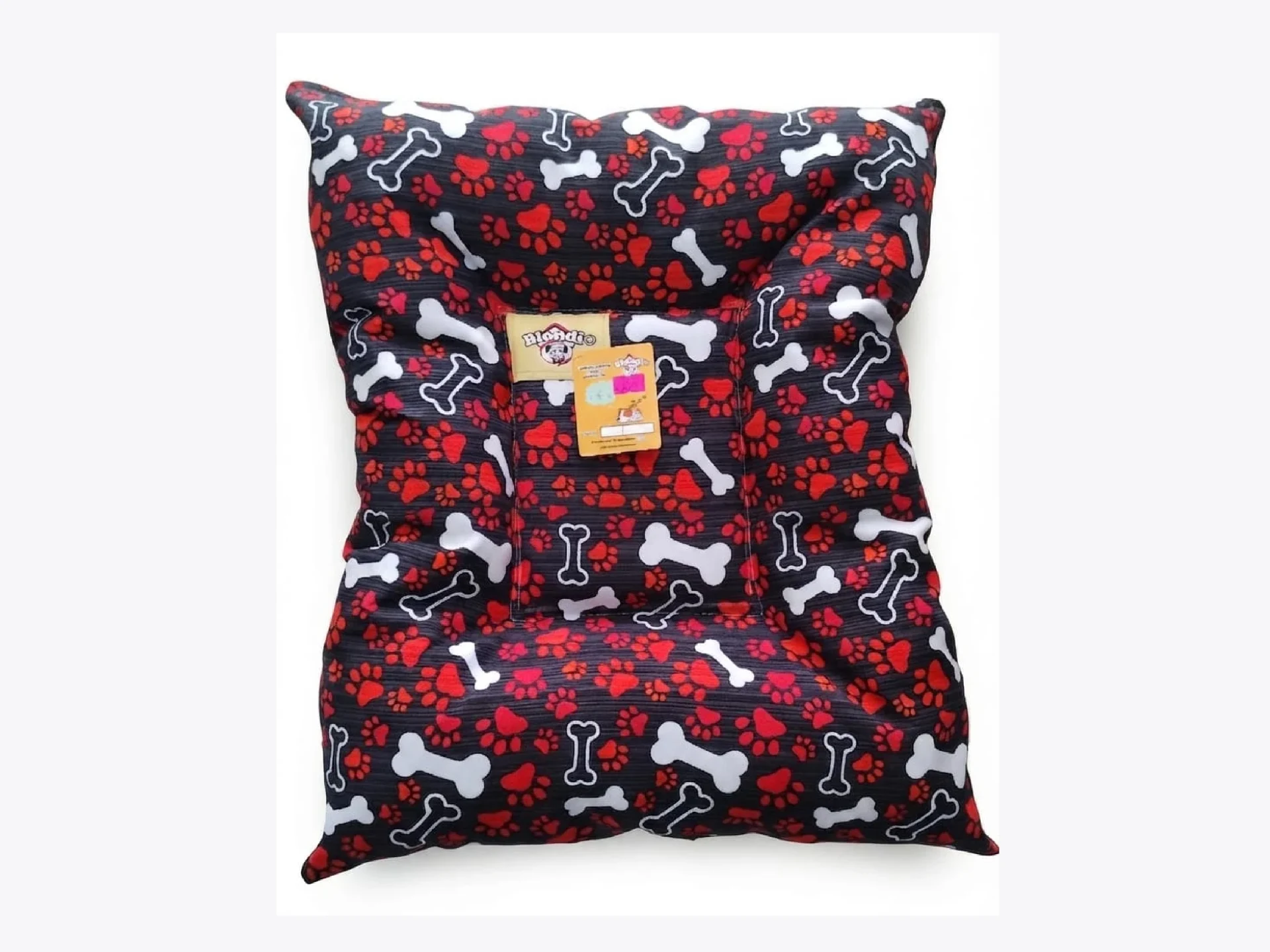 Cama de Lona Estampada con Huesos