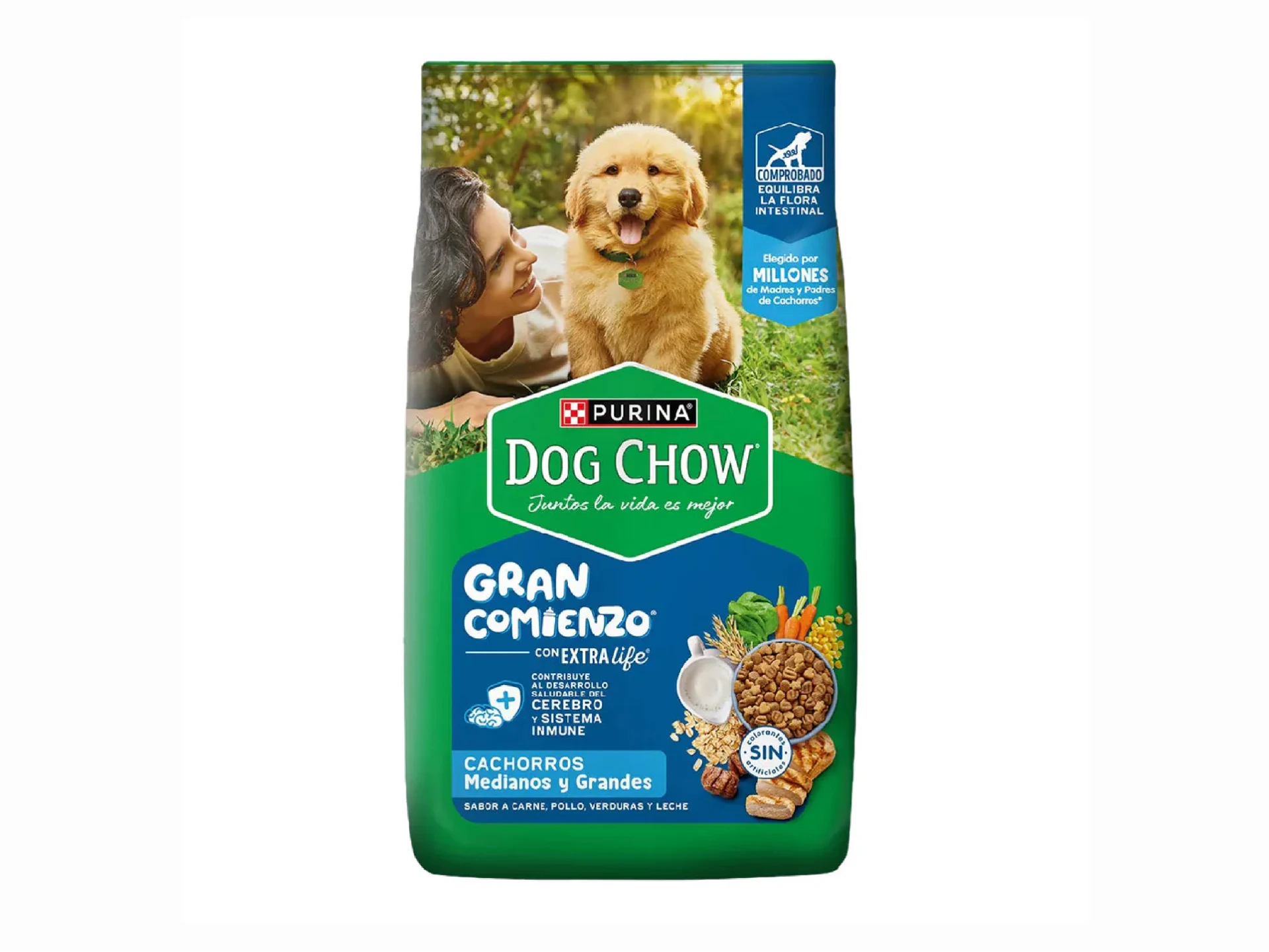 DOG CHOW Gran Comienzo Mediano y Grande 1.5kg.