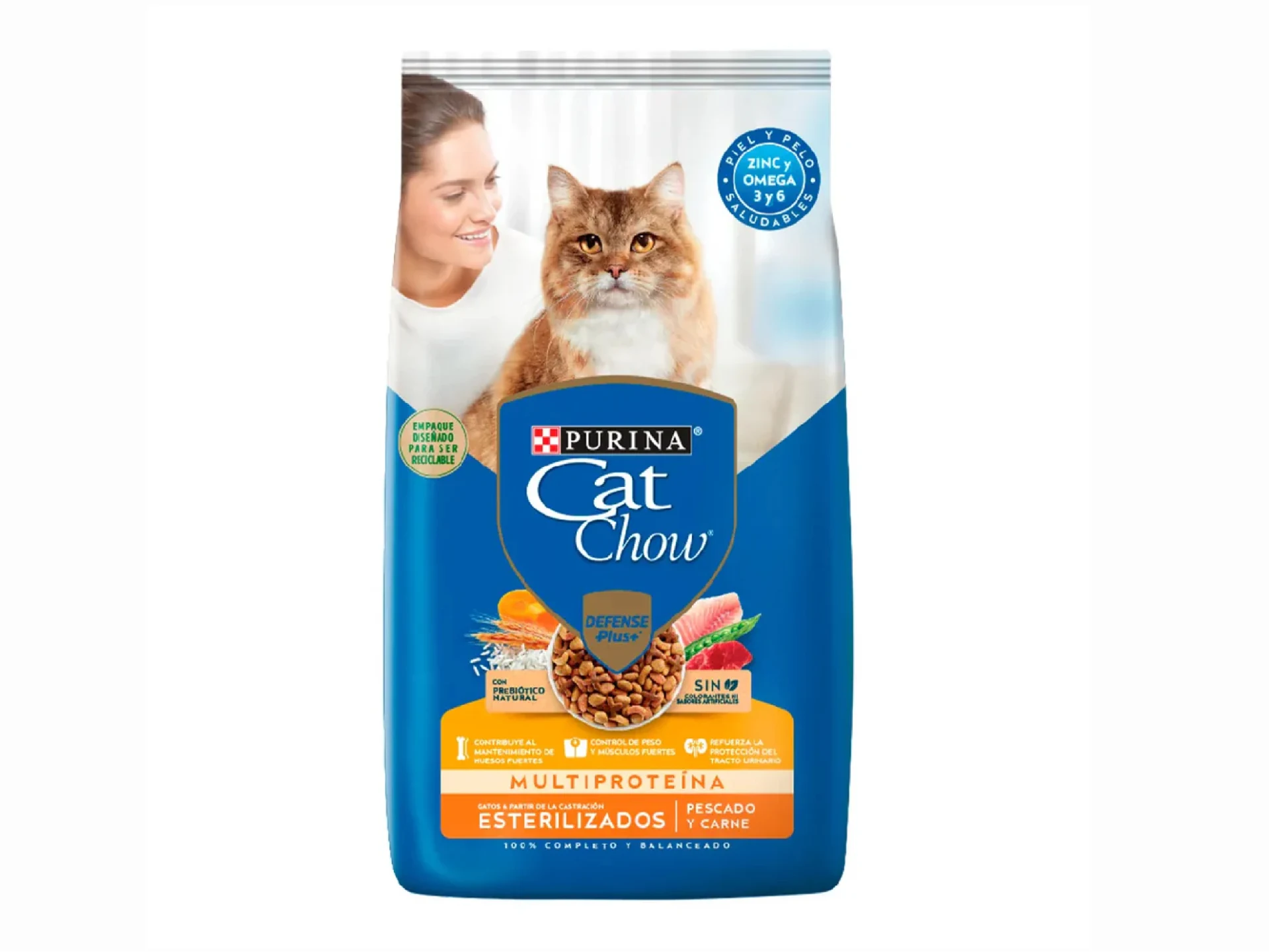 CAT CHOW Adulto Esterilizado Pescado 1kg.