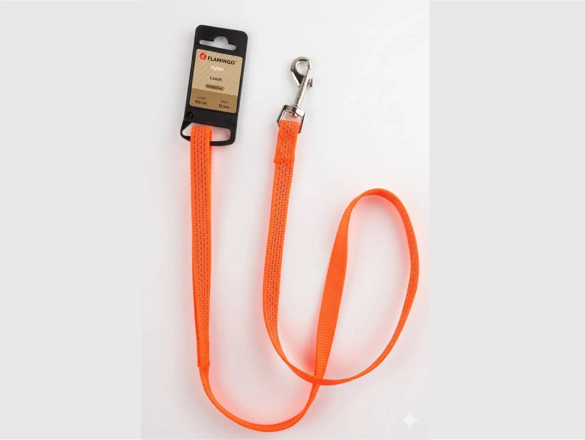 Correa Len Naranja Fluor 115 cm.