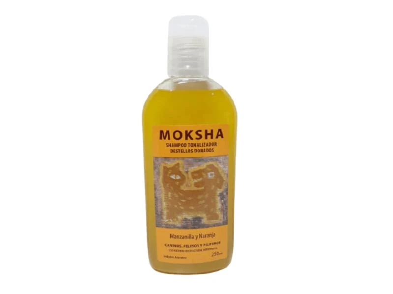 Shampoo Tonalizador Dorado MOKSHA 250ml.