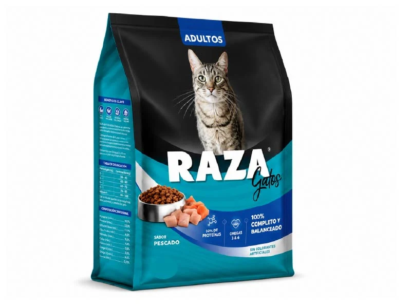 RAZA Adultos Pescado 1kg.