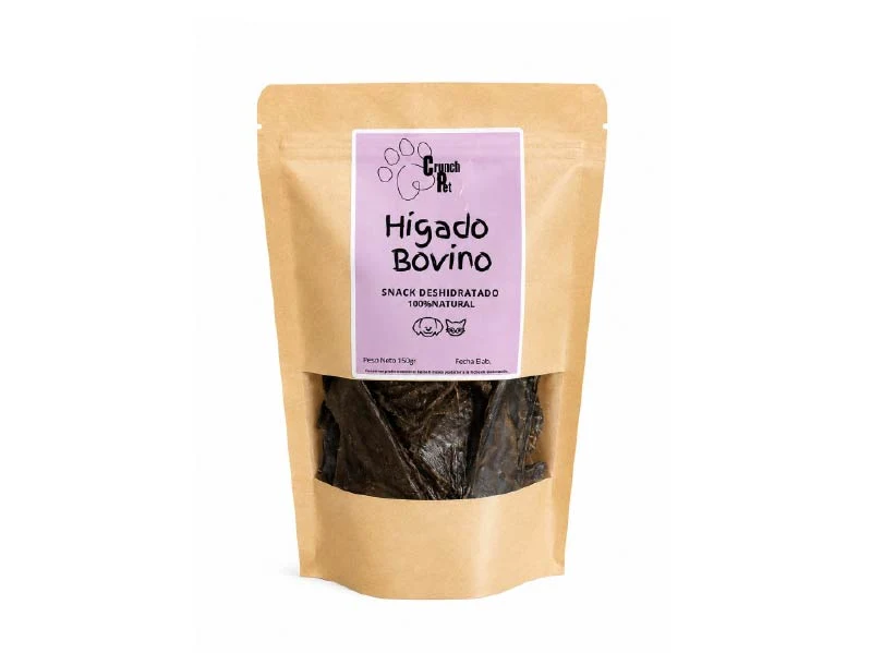CRUNCH PET Snack Hígado Bovino 150gr.