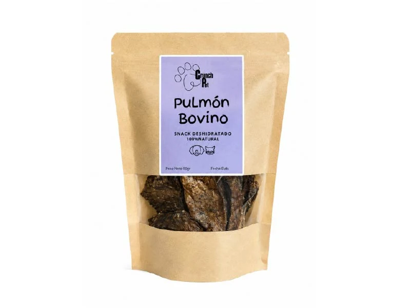 CRUNCH PET Snack Pulmón Bovino 80gr.