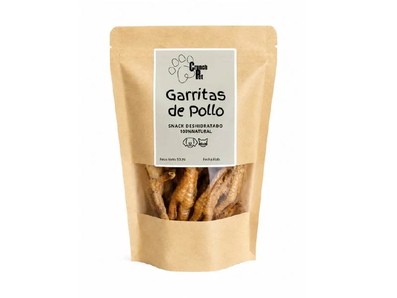 CRUNCH PET Snack Garritas de Pollo 10 unid.