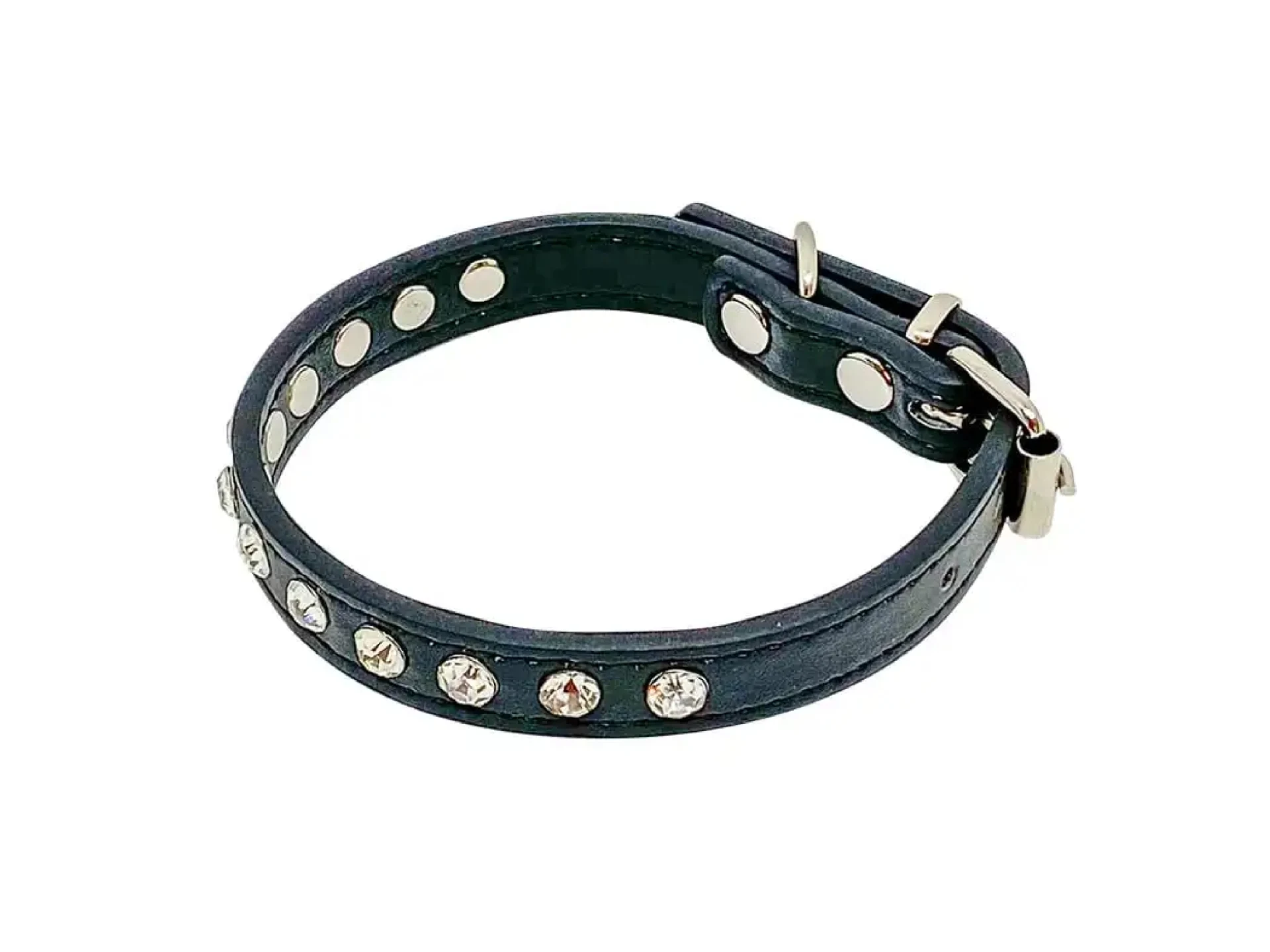 Collar con Strass y Tacha Calavera Vs. Colores