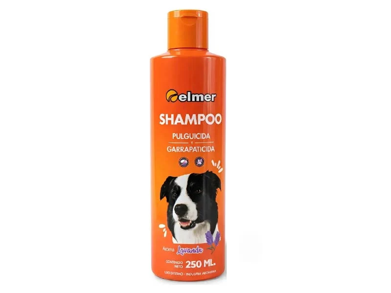 Shampoo Pulgicida y Garrapat. ELMER 250ml.