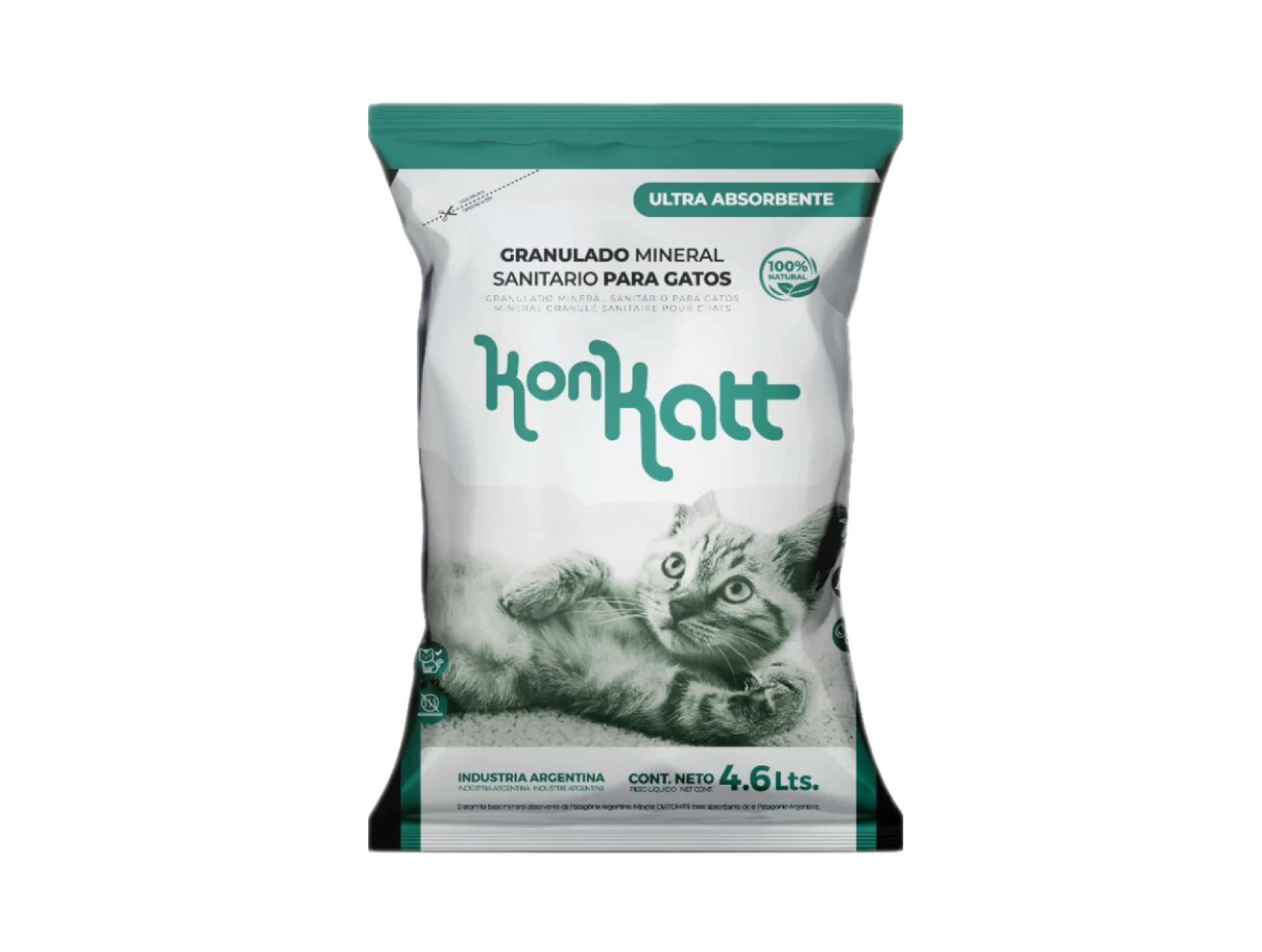 Piedritas Sanitarias KON KATT 4.6 lts.
