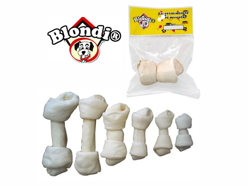 Hueso de Cuero Crudo BLONDI Nº 0 al 5