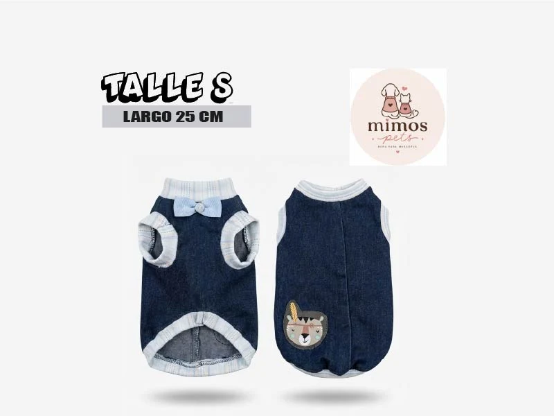 Conjunto Tela Jean MIMOS PETS Talle S
