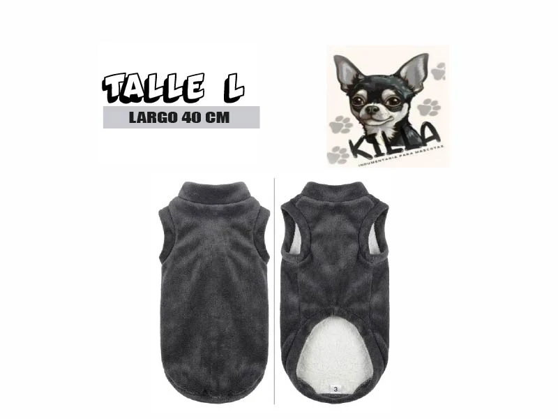 Polar Soft, sin Mangas Corderito  KILLA Talle L