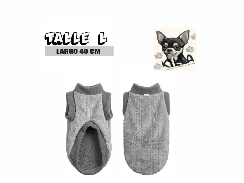 Polar Soft, sin Mangas Corderito KILLA Talle L