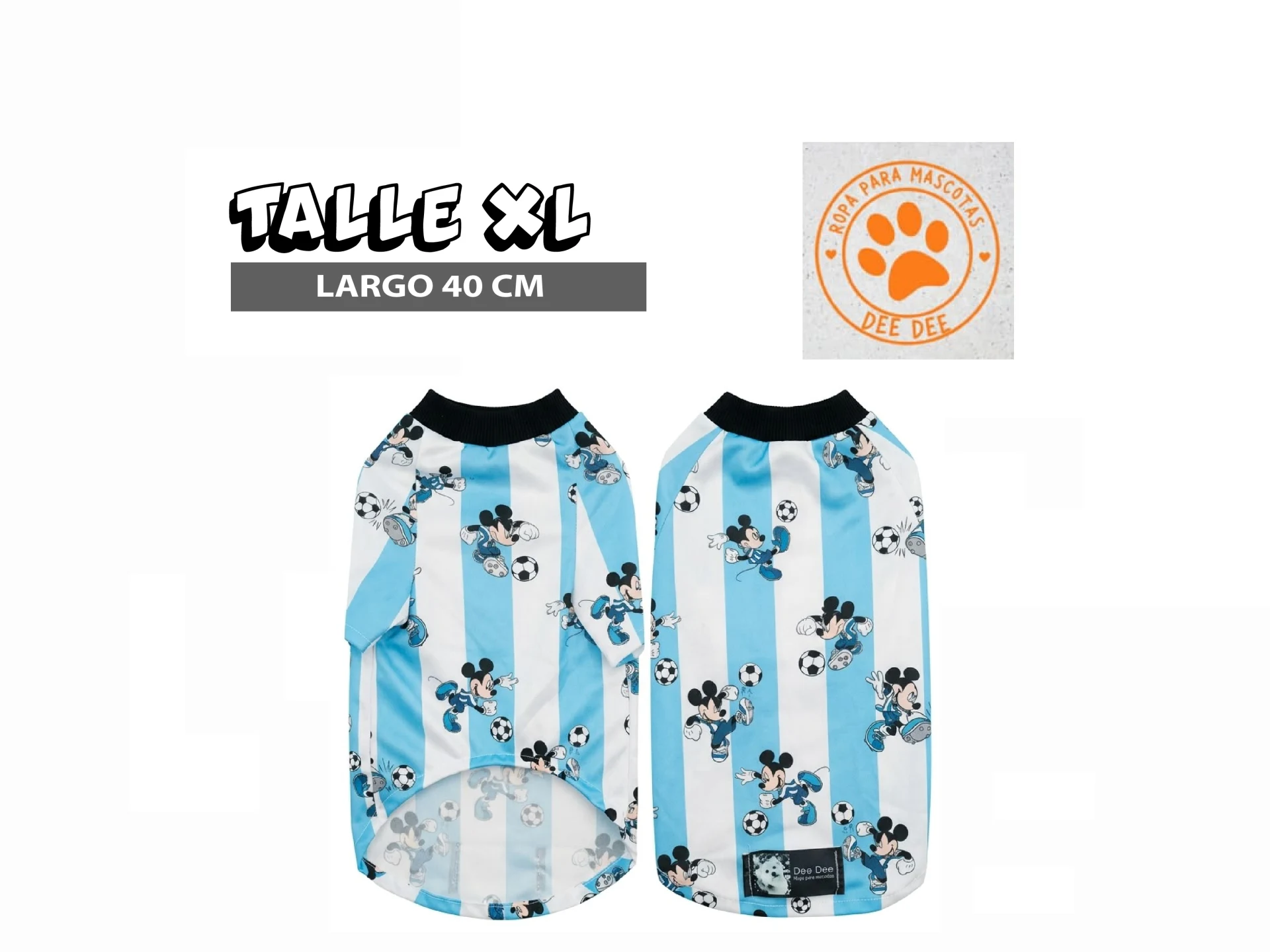 Camiseta Argentina con Mangas DEE DEE Talle XL