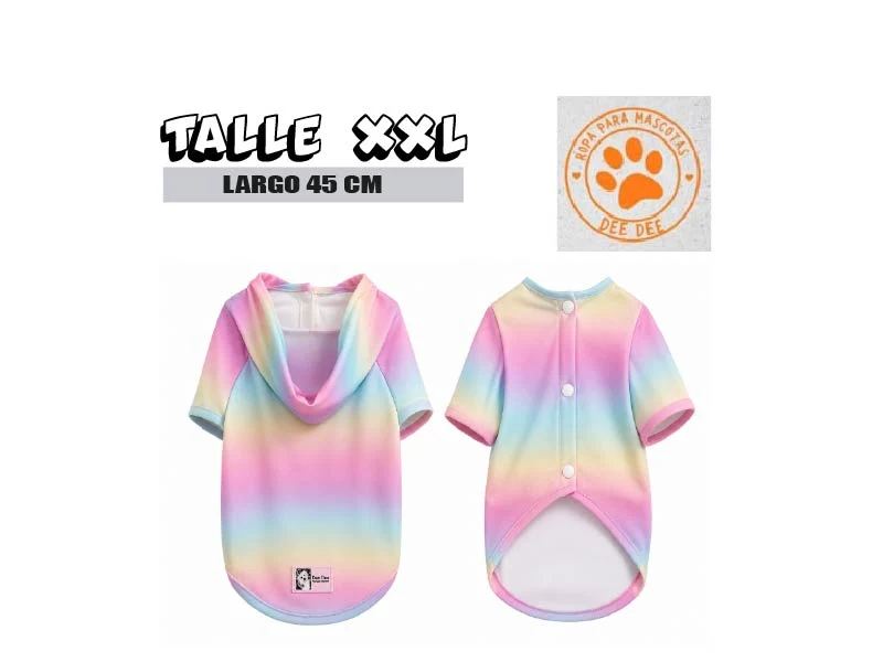 Campera Acetato, Mangas y Capucha DEE DEE Talle XXL