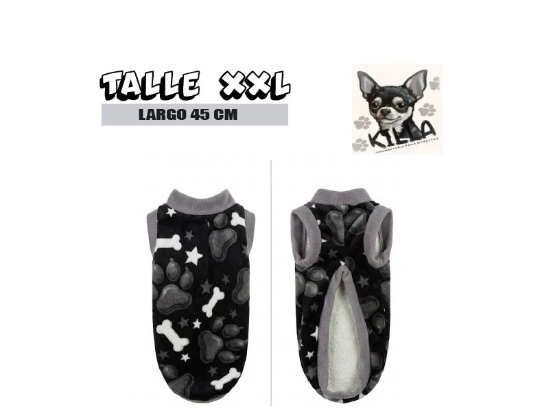 Polar Soft, sin Mangas Corderito KILLA Talle XXL