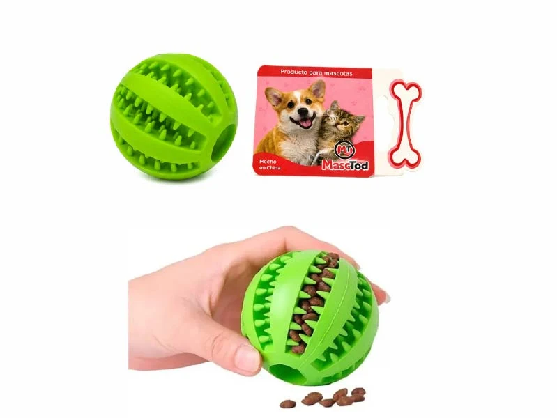 Mordillo Pelota Dental Porta Alimento 6cm