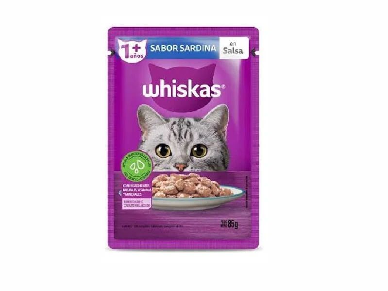 WHISKAS Pouch Sardina 85gr.