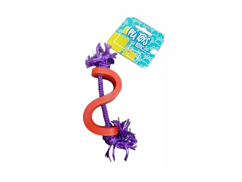 Tirador Anti stress Chico con Soga PET TOYS