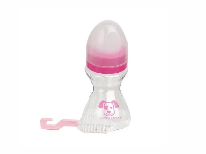 Mamadera Angular con Cepillo 180ml LAZY DOG