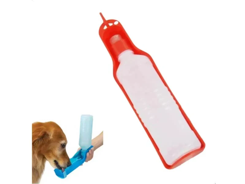Bebedero Portátil Mascotas Pet Drink, 250ml. Patitas que Aman