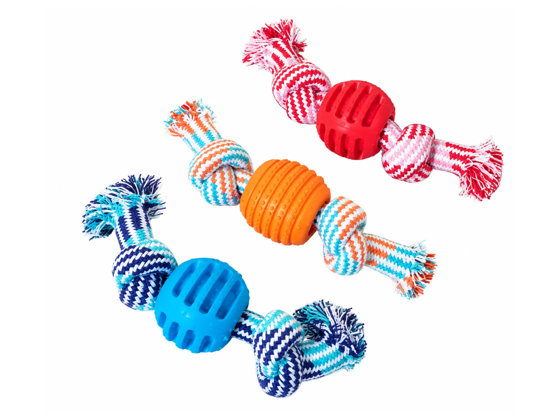 Soga 2 Nudos Con Pelota Mordillo. Patitas que Aman