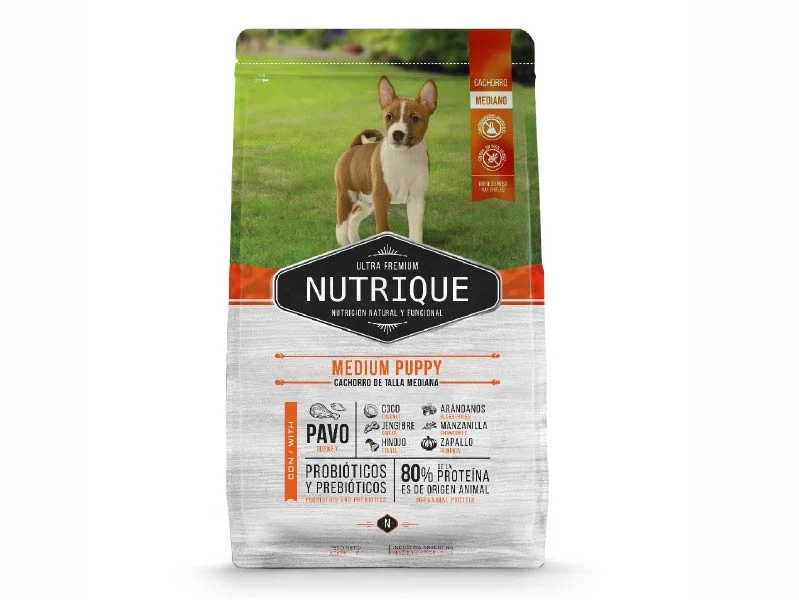 Nutrique Puppy Mediano - Pavo. Patitas que Aman