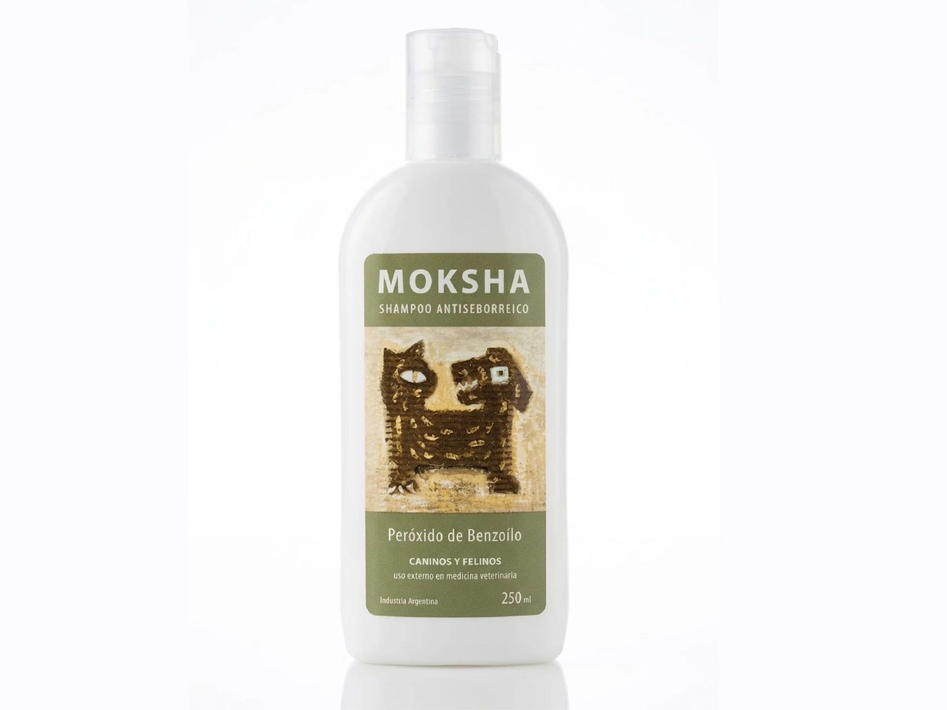 Shampoo Antiseborreico MOKSHA 250ml. 3. Patitas que Aman