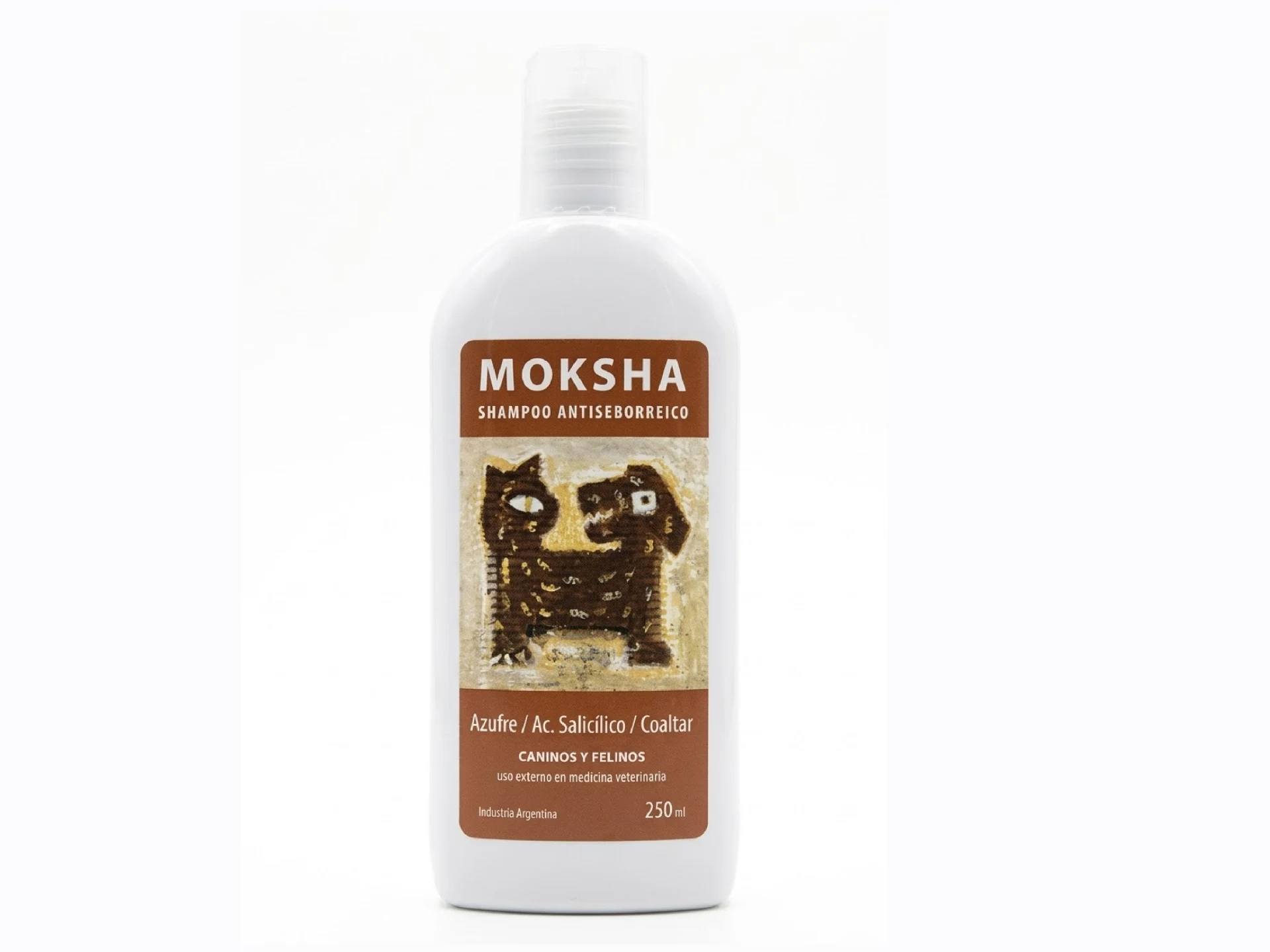 Shampoo Antiseborreico MOKSHA 250ml. 4. Patitas que Aman