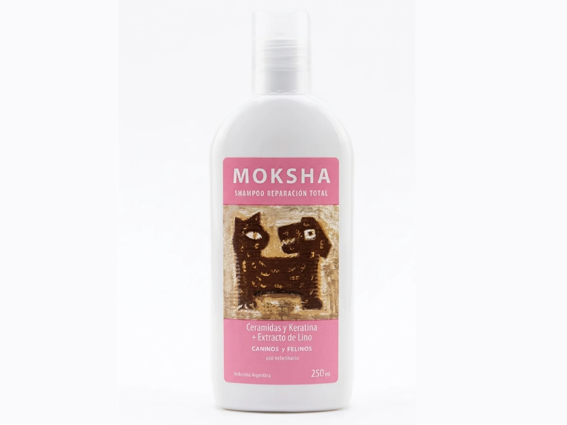 Shampoo Reparación Total MOKSHA 250ml.. Patitas que Aman
